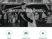Tablet Screenshot of dancefloor-djs-events.com